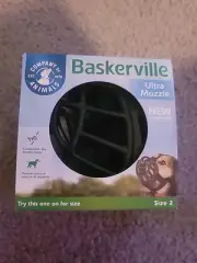 Baskerville Ultra Muzzle Size 2 - Allows Drinking and Panting New