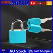 6pcs Baggage Lock Keyed Padlock with 2 Keys 23MM for School Dormitory Gym Locker