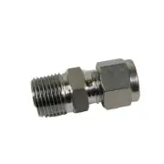 HAM-LET 768L SS 3/8 x 3/8 Let-Lok Tube Fitting Male NPT Thread