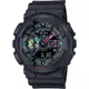 ∣聊聊可議∣CASIO 卡西歐 G-SHOCK 虛擬世界 霓虹科幻雙顯手錶 GA-110MF-1A