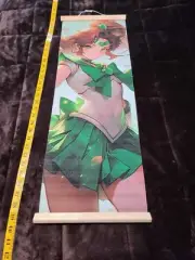 Sailor Moon-Sailor Jupiter -Waifu Scroll Poster -30" x 10"