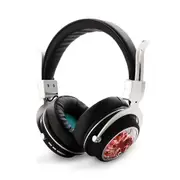 Folding headset wireless Bluetooth headset 5.0 plug-in heavy bass mobile phone computer universal headset - Black