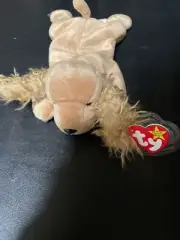 Ty Beanie Baby "Spunky" The Cocker Spaniel 1997 Retired With Tag Errors
