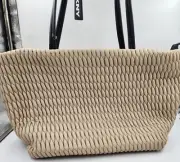 DKNY Mack Large Tote Bag Womens One Size Light Khaki Interior Pocket Zip Closure
