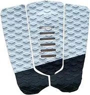 3Pcs Surfboard Traction Pad Tail Pad Anti Slip EVA Adhesion Deck Pad Deck Grip Mat for Snowboarding Stand up Paddleboard Longboard Kayak