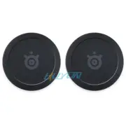 1 Pair of Black Matte Side Covers for SteelSeries Arctis Nova Pro Gaming Headset
