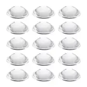 Diameter 34mm Flat Convex Lens, 15 Pcs Height 14mm Flashlight Optical Lens