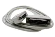 10ft DB25 Male to DB9 Female Serial AT Modem Cable DB25M/DB9F, 10 Feet