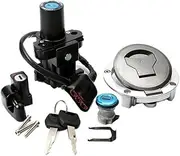 1 Set Motorcycle Ignition Switch Fuel Gas Tank Cap Cover Lock Key Kit Fit for Honda CRF250 CRF250RL Rally 2017-2020