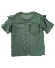 Chaser Anise Ruffle Top