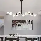 Kitchen Lamp Black Chandelier Lighting Large Pendant Light Glass Ceiling Lights