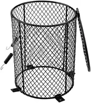 AIMALL Round Reptile Heat Lamp Light Bulb Mesh Cage Protector Enclosure Reptile Lizard Basking Light Spot Lampshade 11.5x15.5cm