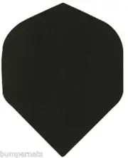 New Darts Flights 3 Sets of 3 Black Darts Flights -Soft Steel Tips Shafts