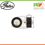 GATES Engine Idler Pulley To Suit Alfa Romeo 156 3.2 GTA (932) Petrol (for: Alfa Romeo)