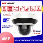 Hikvision 4MP 4x Zoom PoE WiFi Mini PT IP Camera DS-2DE2A404IW-DE3/W(C0)(S6)(C)