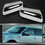 ABS Mirror Chrome Side Top Half Overlays Mirror Cover For 2009-2014 Ford F-150