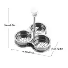 Egg Poacher Pan Steel Poached Egg Cooker Spring ю! Handl Perfect M1S0