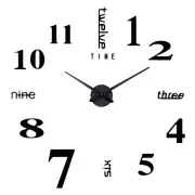 Diy Mirror Sticker Modern Hanging Wall Clock Home Office Bedroom Decor
