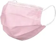 Medicom SafeMask Junior Kids Masks Earloop (Pink, Box of 50), Soft, Non-Woven, Fluid Resistant, Protective PPE, Disposable, Dust Protection, Safety Masks