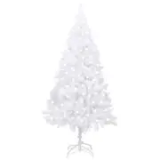NNEVL Artificial Christmas Tree with LEDs&Thick Branches White 120 cm