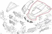 NEW OEM CAN-AM COMMANDER MAX 800 1000 FRONT HOOD GRAY