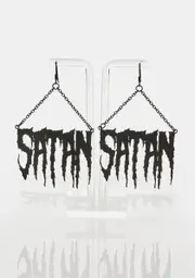 Satanic Tendencies Drop Earrings