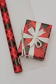 'Tartan' Wrapping Paper Roll 10m