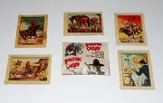 1950 ORIGINAL SEALED HOPALONG CASSIDY ONE-CENT WAX PACK (WHITE) & TRADING CARDS
