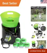 GoDogGo Fetch Automatic Machine Dog Ball Launcher for Dogs With Five 2.5" Bal...