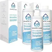 Crystal Pure 500ml Liquid Descaler Cleaner Descale Descaling Solution for Breville Gaggia Saeco Delonghi Jura Sunbeam Espresso Coffee Machine Pack of 3
