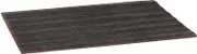 Relaxdays Bamboo Bath Mat 80 x 50 cm Bathroom Mat of Wood with Anti-Slip Underside, Perfect for use as Bathtub Mat or Shower Mat, Black