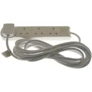 STATUS 4 Way Extension Socket - White - 5m 4WS5M20 [AU]