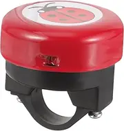 Yardwe Bike Bell Cartoon Design Loud Crisp Sound Easy to Install for Bicycles and Scooters Durable Ladybug Pattern