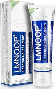 LMNOOP® Eczema Cream, Maximum Strength Treatment Ointment for Rash, Psoriasis, Dermatitis, Urticaria, Tinea Pedis, Jock Itch, Fungal Infection, Anti-Itch, Relief for Sensitive, Irritated Skin