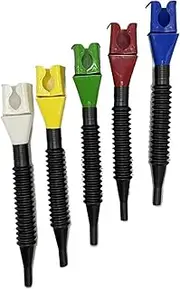 BEALIFE 5x Snap Funnel Flexible Funnel For Car Owners Portable Buckle Funnel ABS Flexible Draining Tool Snap Funnel