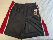 NEW ~ Men's Size 2XL Basketball Shorts by AND1 - Black and Red with White stripe