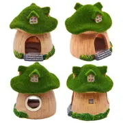 Aquarium Moss Mushroom House Aquascape Crafts Fish Shrimp Hiding Decoration