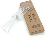 Fashion Beard Comb with Rotating Ruler Stylish Beard Styling Tool for Easy Grooming and Shaping Compact and Lightweight Design present for Men and Boys
