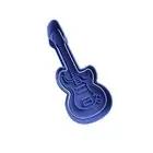 Electric Guitar Cookie Cutter & Embosser