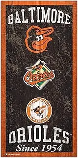 MLB Baltimore Orioles Unisex Baltimore Orioles Heritage Sign, Team Color, 6 x 12