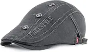 [LAIFEKE] Mens Fashion Cotton Newsboy Beret Flat Cap Vintage Ivy Gatsby Driving Hat