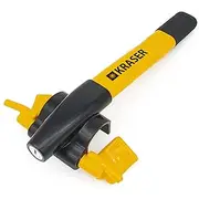 KRASER KR855Y Steering Wheel Lock Anti Theft Device More Visible, Extra Security Around The Spoke, Keyless Quick Lock, Universal Car Lock Bar for for Vehicle, Car, Truck, Van, Motorhome, Camper