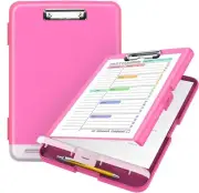 Sooez High Capacity Clipboard with Pen Holder Heavy Duty Clipboard Folder