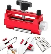 Upgrade Honing Guide, Anti-slip Chisel Sharpening Jig for Chisels and Planes, Sharpening Holder of Whetstone for Woodworking, Fits Chisels and Planes 0-2.55 inches