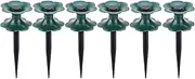 6 Pack Hose,Duty Dark Green Top, Keeps Hose Out of Flower Beds, for Protection