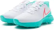 Nike React Infinity Pro Golf White teal CT6621-177 US Wmns's sz 7.5 Wide