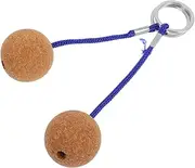 [UPKOCH] Floating Cork Ball Keychain for Water Sports Stylish Buoyant Key Ring for Boating Kayaking Surfing Sailing Unique Design Easy Attachment for Water Activities