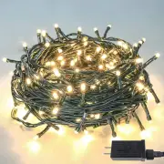 Upgraded 82FT 200 LED Christmas String Lights Outdoor/Indoor, Timer & Memory Fun