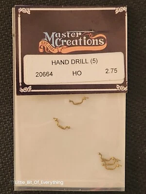 Master Creations: Hand Drill #20664 - NEW! - Tiny Fine HO Scale Miniature