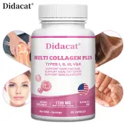Multi Collagen Plus Capsules - Healthy Skin,Hair,Nails,Bone & Joint Support